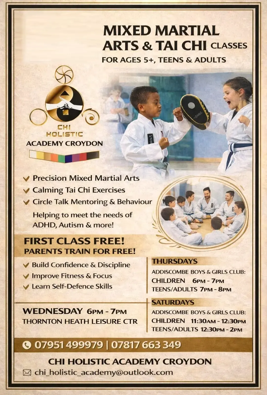 Mixed Martial Arts & Tai Chi Classes