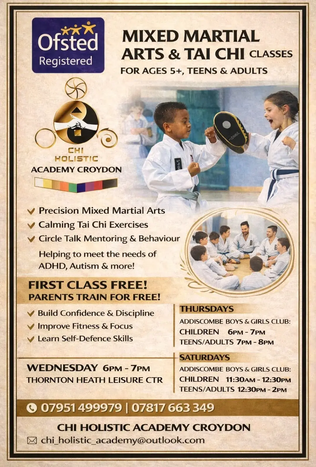 Mixed Martial Arts & Tai Chi Classes