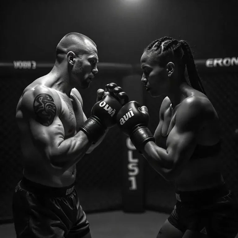 Students practicing different techniques during mixed martial arts classes for fitness and self-defense.